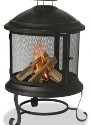 Uniflame WAF901SP 41.6-Inch H Bronze Outdoor Firehouse