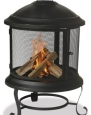 Uniflame WAF901SP 41.6-Inch H Bronze Outdoor Firehouse
