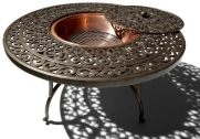 Strathwood St. Thomas Cast-Aluminum Fire Pit with Table