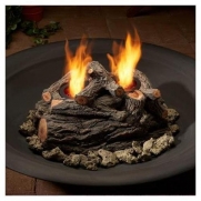 Real Flame 2-Can Outdoor Log Set Ventless Gel Fireplace|310