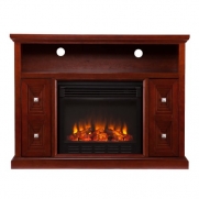 Southern Enterprises AMZ8939FE Cutler Media Console/Stand Electric Fireplace, Cherry