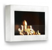 Anywhere Fireplace SoHo Wall Mount Ethanol Fireplace (High Gloss White)
