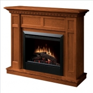 Dimplex Caprice DFP4743O Traditional Electric Fireplace Mantle with 23-Inch Firebox, Oak