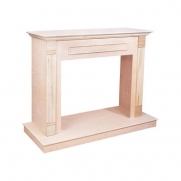 Comfort Flame W32TU Unfinished Traditional Design Wall Fireplace Mantel, 32-Inch