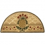 Woodeze 5MM-H-60 56 in. Half Round Hospitality Fireplace Rug