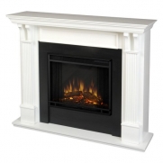 Ashley Indoor Electric Fireplace in White