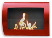 Anywhere Firepalce - Chelsea Red Model, Wall Mount Bio-ethanol Fireplace