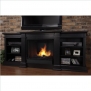 Real Flame Fresno Indoor Gel TV Stand Fireplace in Black