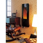 Black 842-003 HomCom Electric Wall Mount Fireplace Heater w Speaker & Remote Control