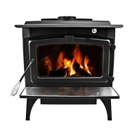 Pleasant Hearth 2,200 Sq Ft Non-Catalytic Wood Stove 77,000 BTU's with Blower