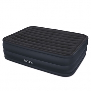 Intex Raised Downy Airbed with Built-in Electric Pump, Queen, Bed Height 22