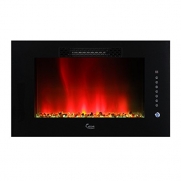 2015 Caesar Luxury Linear Wall Mount Recess Freestanding Multicolor Flame Electric Fireplace, 30-Inch