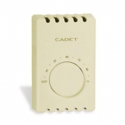 Cadet Bi-Metal Thermostat - Double Pole, 120/208/240 Volt, 22 Amp, Almond, Mo...