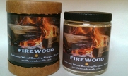 Firewood (Mini) - Authentic Wood Burning Fireplace Candle 8 oz.