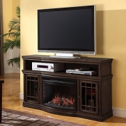 Dwyer 57 TV Stand with Electric Fireplace Finish: Espresso