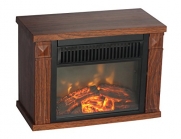 Comfort Glow EMF160 1200-watt Hearth Portable Fireplace Wood Grain, Mini