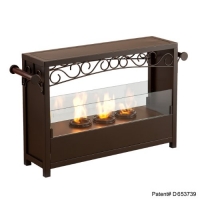 Saratoga Portable Indoor-Outdoor Gel Fireplace