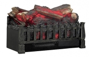 Duraflame DFI021ARU Electric Log Set Heater with Realistic Ember Bed, Antique Bronze