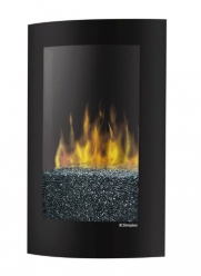 Dimplex Convex Electric Fireplace Wall Mount, VCX1525, Black