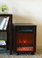 iLIVING ILG958 1500 Watts Electric Portable Fireplace And Space Heater With Remote Control by Dr. Heater