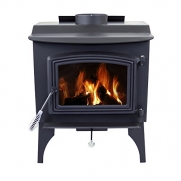 Pleasant Hearth WS-2417 1200 sq. ft. Wood Stove with Leg Base, Small