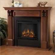 Real Flame Ashley Indoor Gel Fireplace - Mahogany