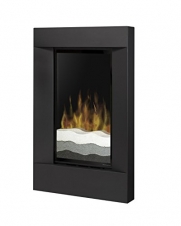 Dimplex V1525RT-BLK 24-Inch Rectangular Wall Mount Electric Fireplace, Black