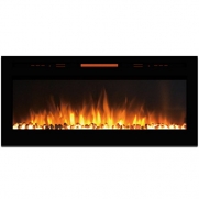 Elite Flame 50 Fusion Pebble Built-in Smokeless Wall Mounted Electric Fireplace
