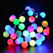 InnLight LED Globe String Lights with Color Changing 17ft 50 LEDs, Fairy String Light for Holiday, Christmas, New Year, Wedding, Gardens, Lawns, Patios, Indoor & Outdoor Decoration (Multi-colored)