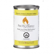 Pacific Decor Citronella Gel Fuel Can, 2-Hour, 4.75-Ounce, 12-Pack