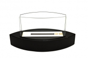 Chic Fireplaces- Luxury Concord Black High Quality Table Top Ventless Bio Ethanol Fireplace Indoor / Outdoor