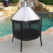Stainless Steel Dome Fireplace
