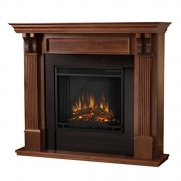 Real Flame 7100E Ashley Electric Fireplace, Medium, Mahogany