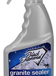 Black Diamond Stoneworks Granite Sealer: Seals & Protects, Granite, Marble, Travertine, Limestone & Concrete Counter Tops. Works Great On Grout, Fireplaces and Patios. 16oz.