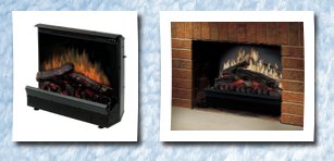Dimplex electric fireplace deluxe 23-inch insert, black