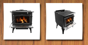 Pleasant Hearth 2,200 square feet wood burning stove, large